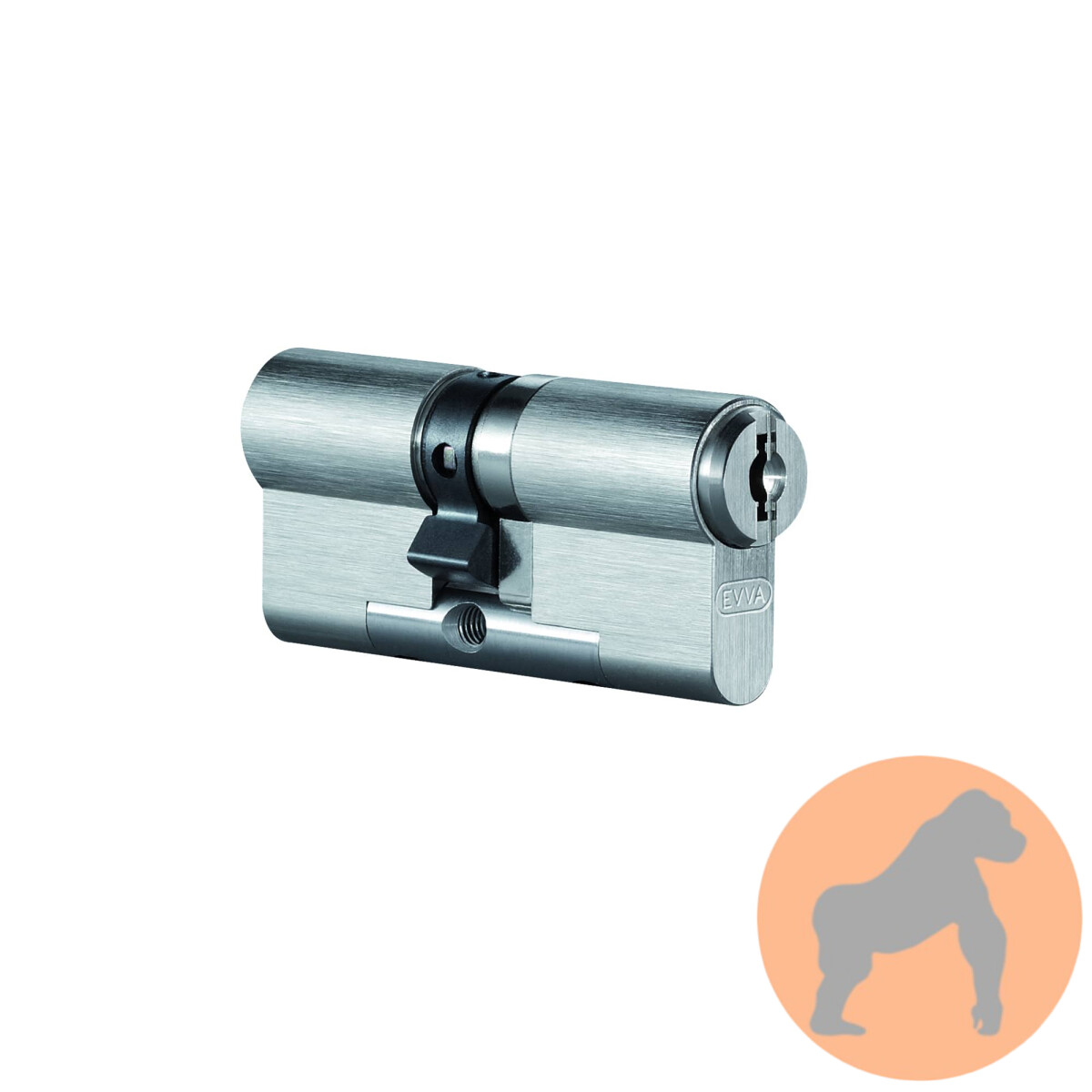 EVVA Doppelzylinder MCS (Nachbestellung), BSZ, vernickelt,